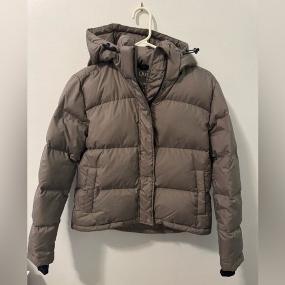 Quince Responsible Down Cropped Puffer Jacket, Size XS - Picture 1 of 8